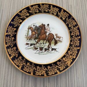 Brooks Brother’s Commissioned Decorative Fox Hunting China Plate